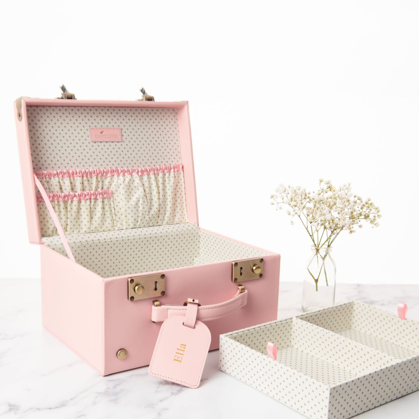 midi memory box | keepsake case in blush pink