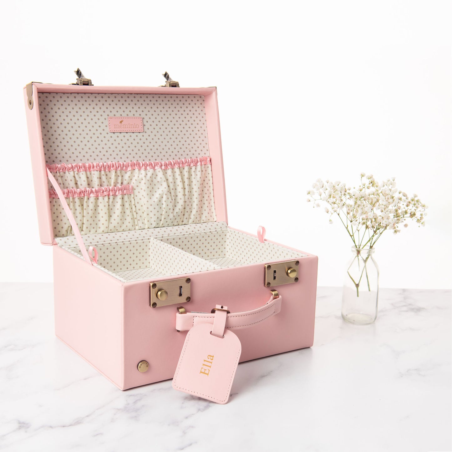 midi memory box | keepsake case in blush pink