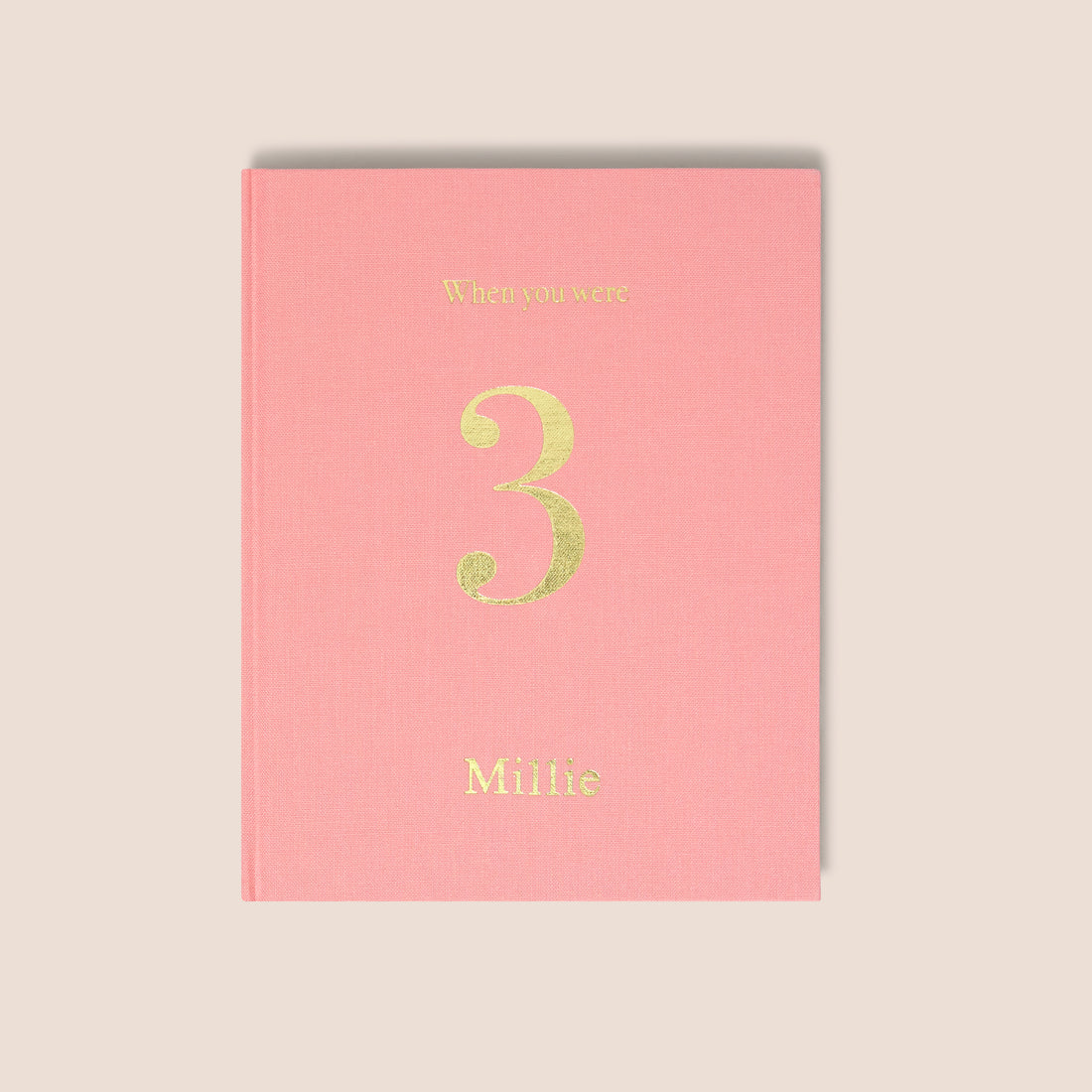 when you were 3 | a record book in pink
