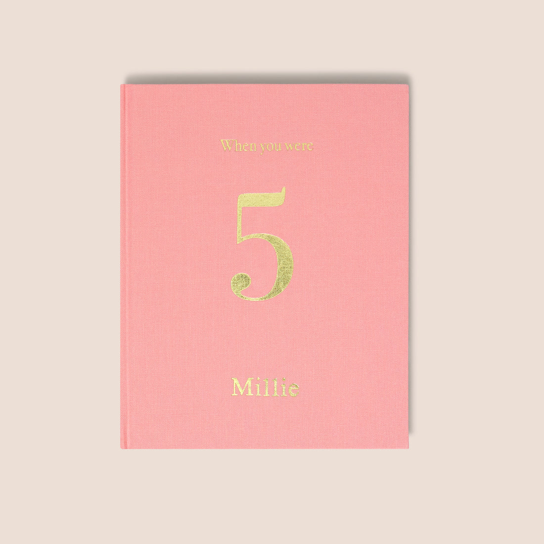 when you were 5 | a record book in pink