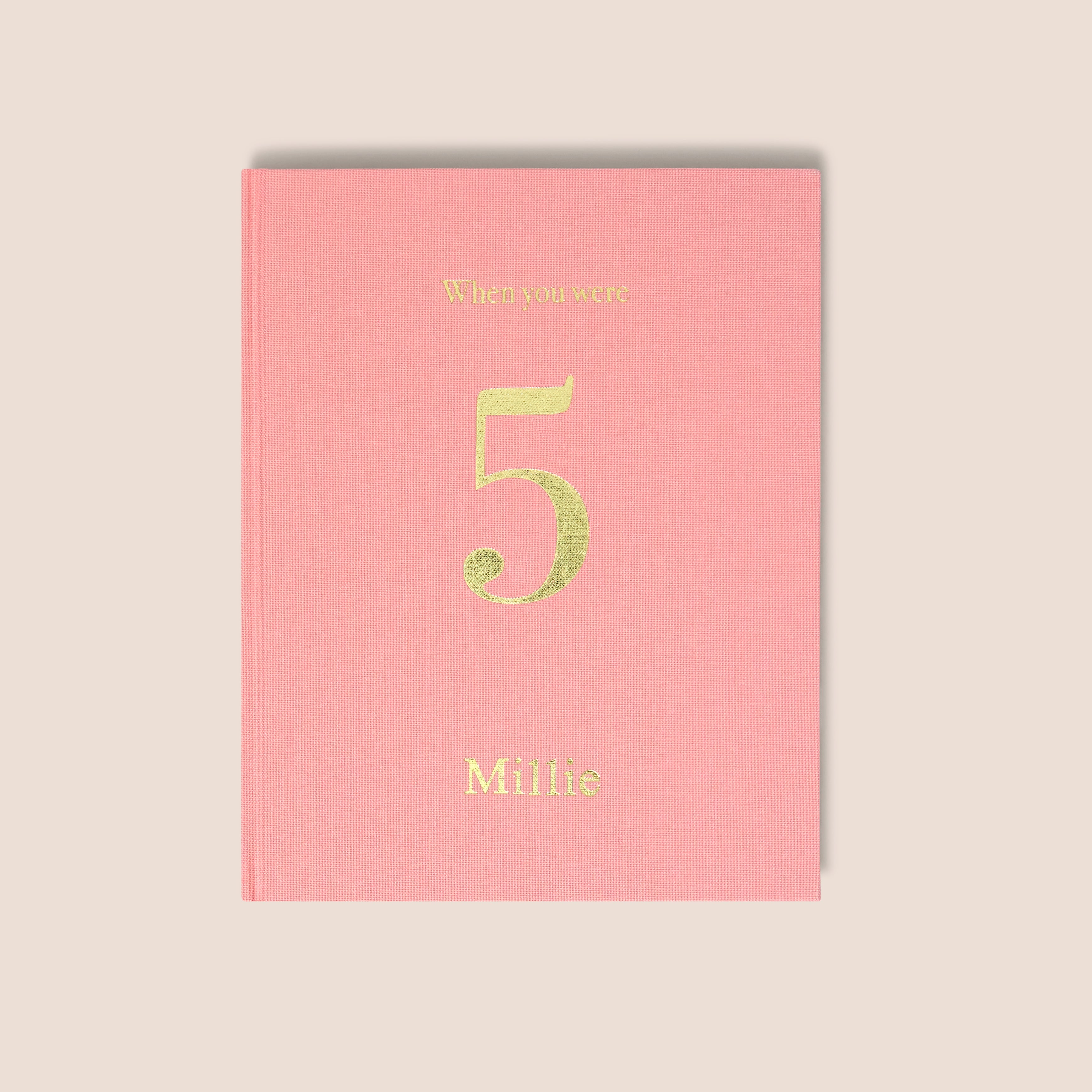 when you were 5 | a record book in pink