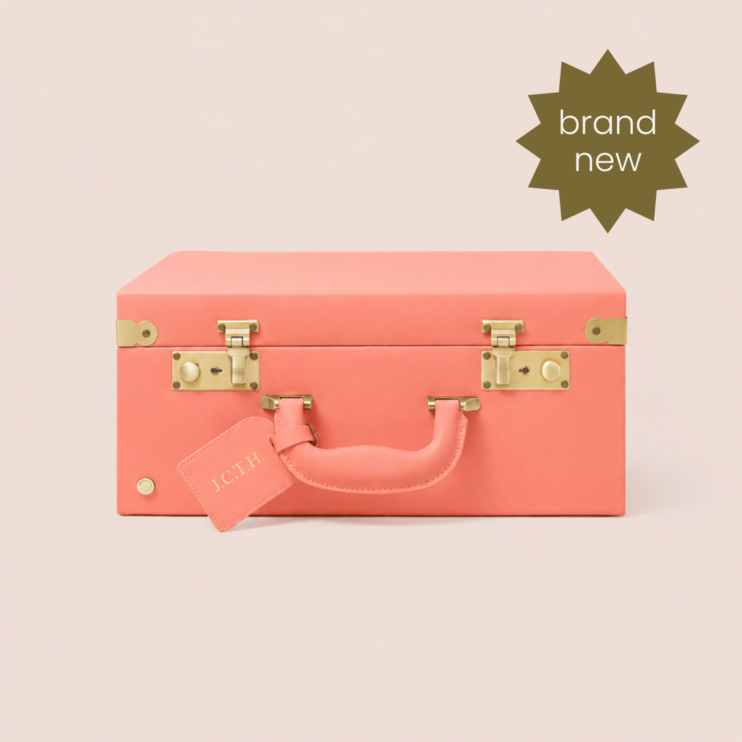 memory box | keepsake box in coral