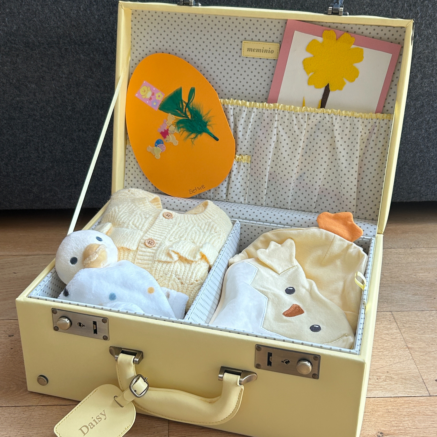 memory box | keepsake case in primrose yellow