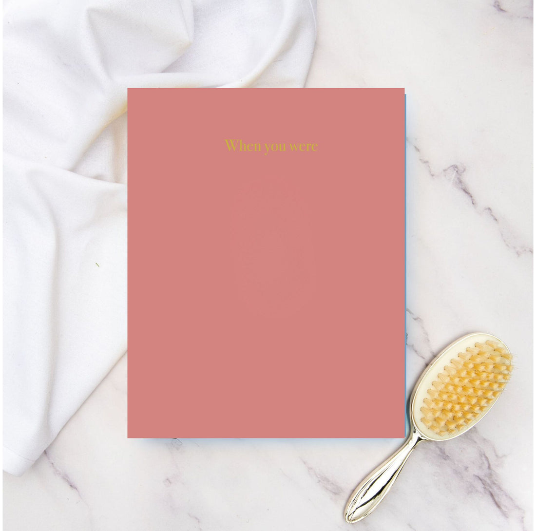 when you were the set | 6 memory books in pink