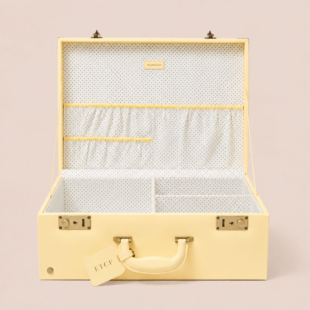 large memory box | keepsake box in primrose yellow