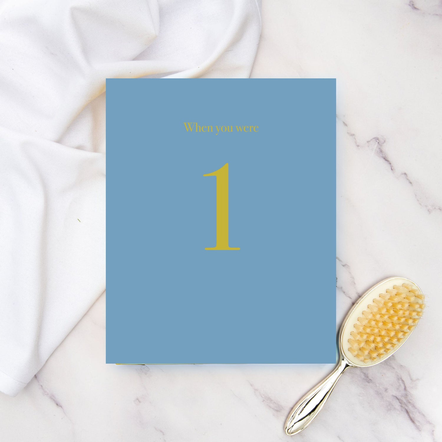 when you were small | a record book in blue