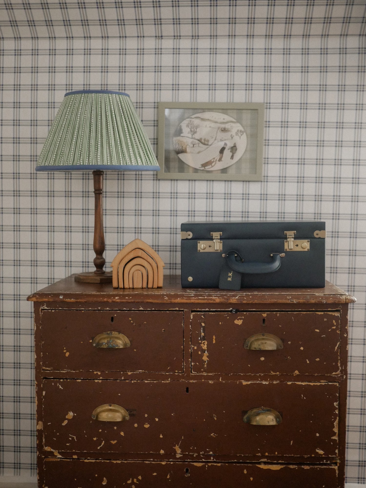 memory box | keepsake case in navy