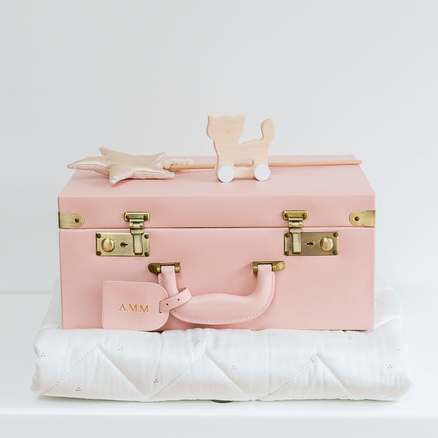 Personalised Large Memory Box | Keepsake Case | Blush Pink | meminio