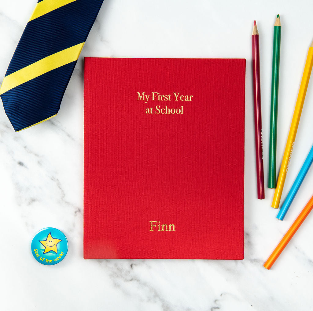 A book for memories of the first yeat of school