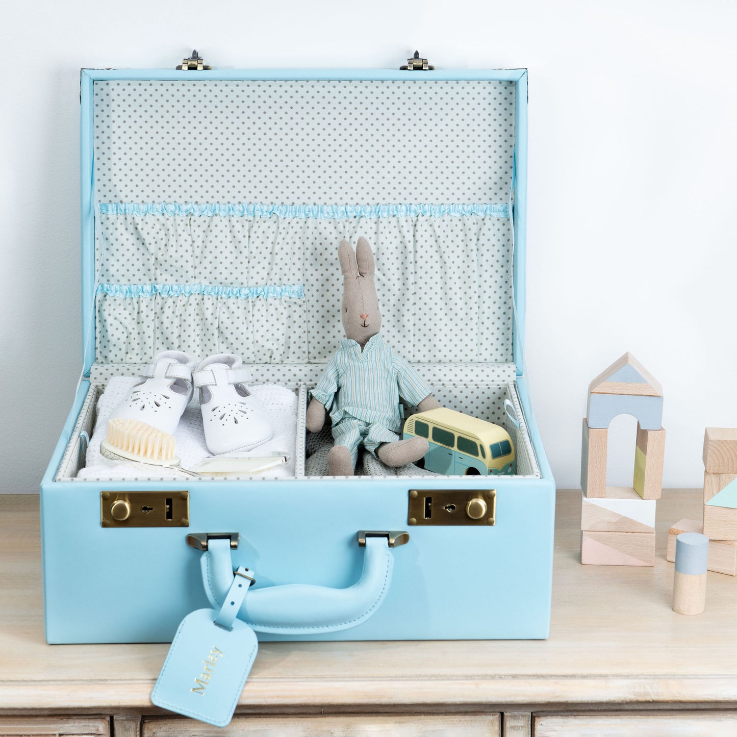 memory box | keepsake case in baby blue