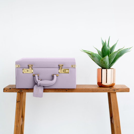 memory box | keepsake case in lavender purple