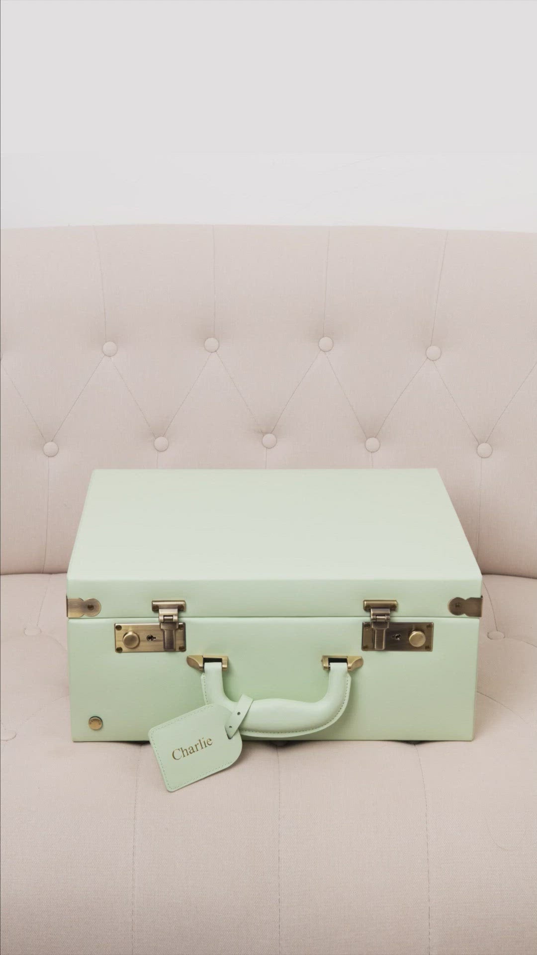imperfect memory box | keepsake case in sage green